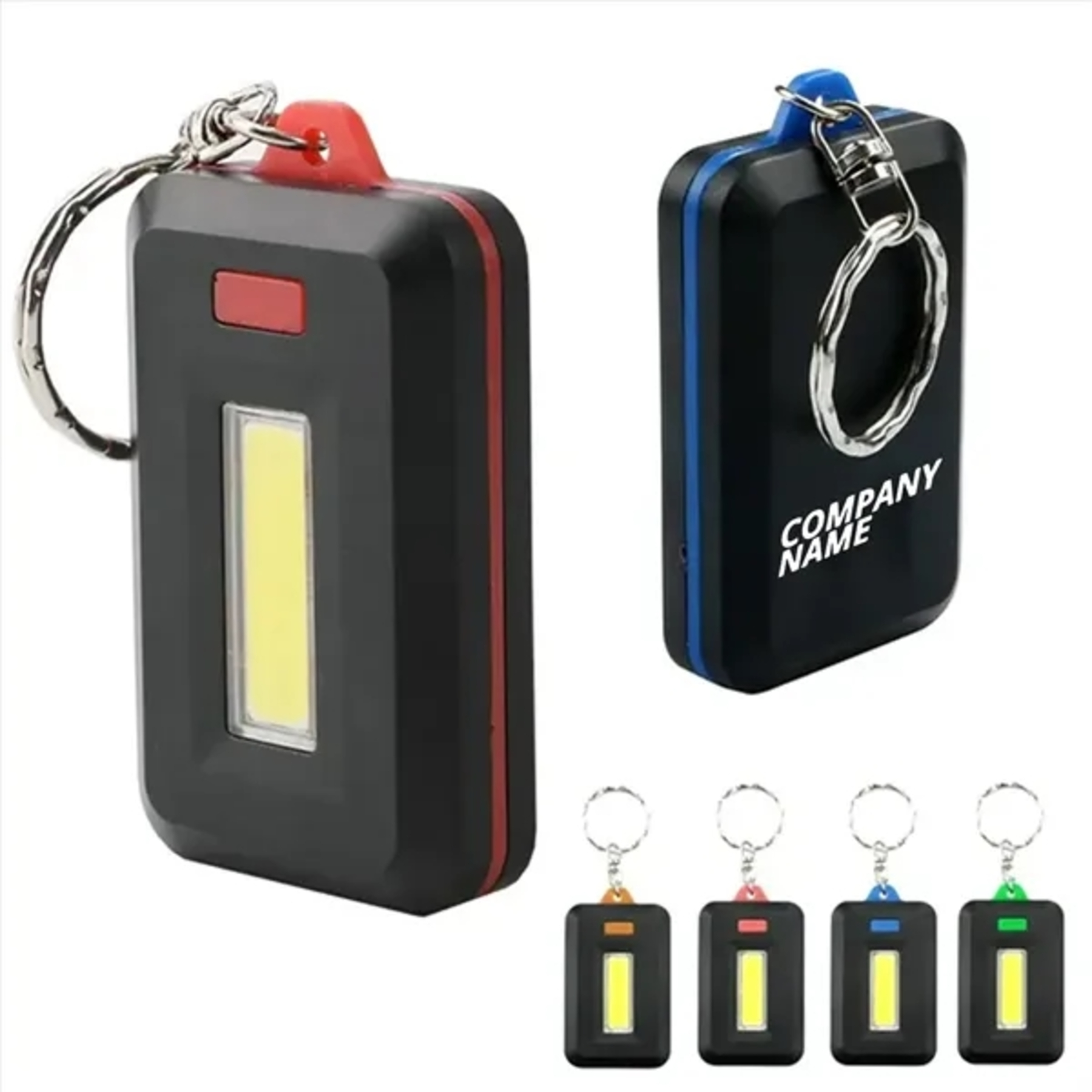 Mini COB Flashlight Keychain 2