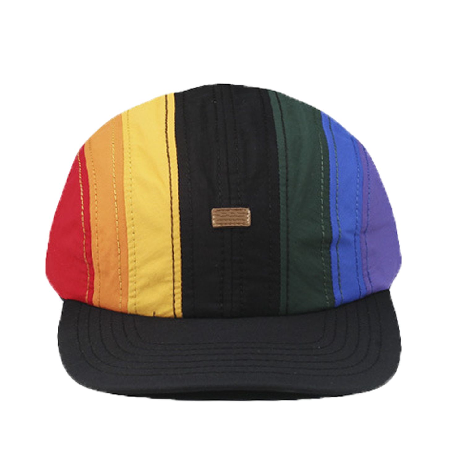 Rainbow Striped Lettered Baseball Caps Go With Everything 5