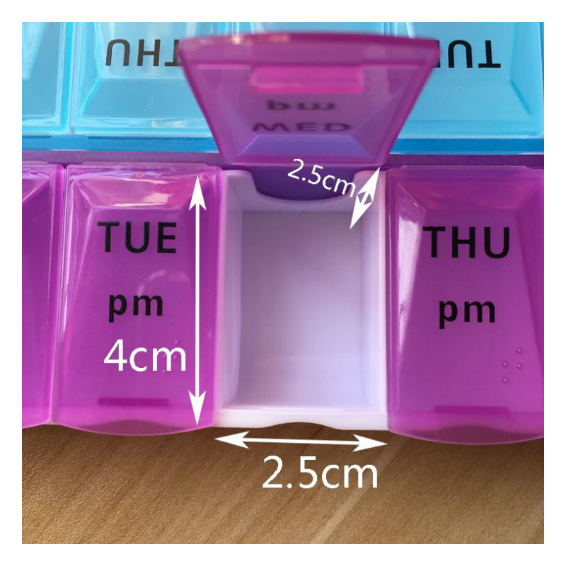Weekly Pill Organizer Box 2