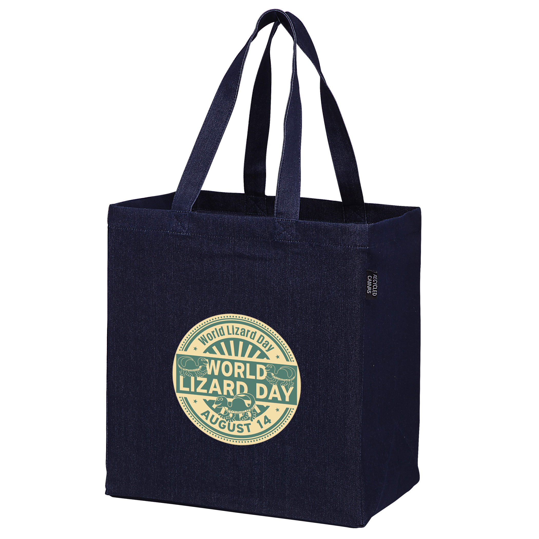 Recycled Denim Grocery Bag 3