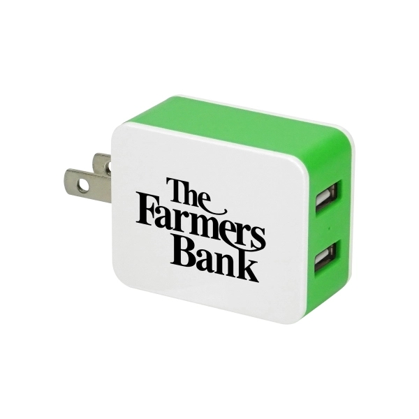 UL 2 Port USB Folding Wall Charger 4