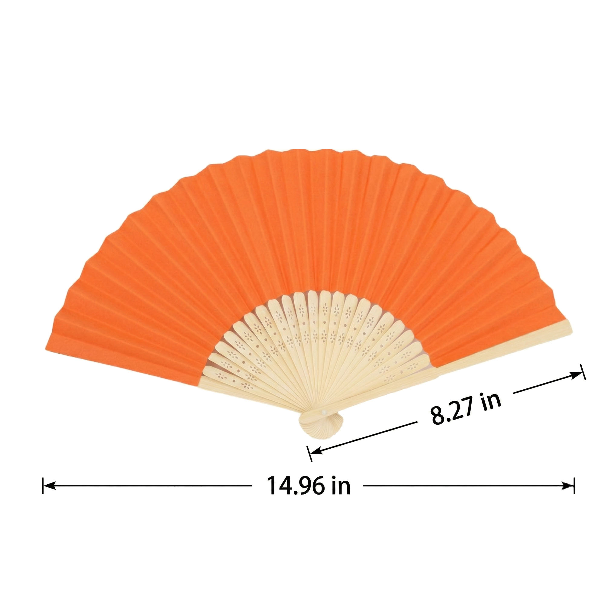 Bamboo Frame Folding Paper Hand Fan 3