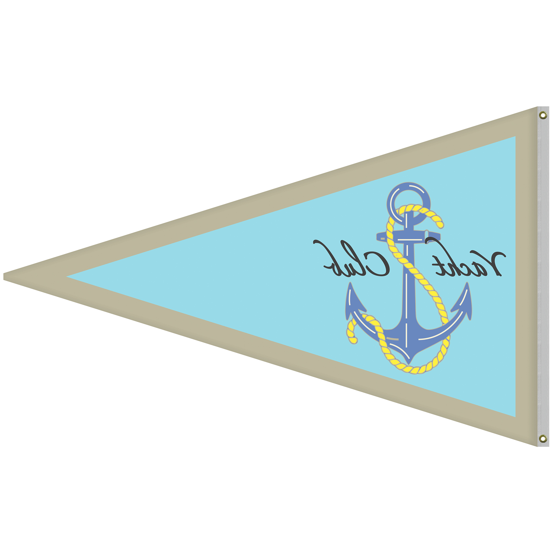 5' x 8' Single Reverse Knit Polyester Pennant 11