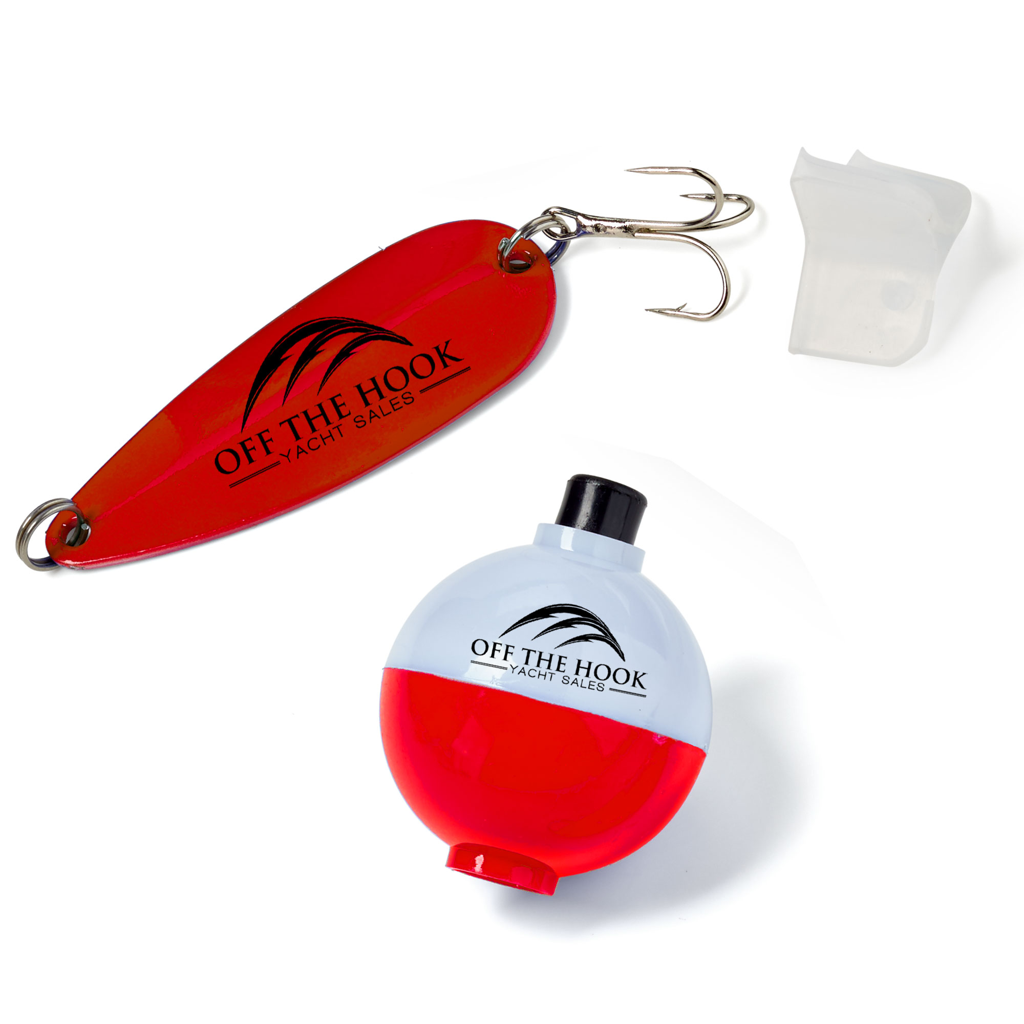 Classic Spoon Fishing Lure and Bobber in Clear Tube 6