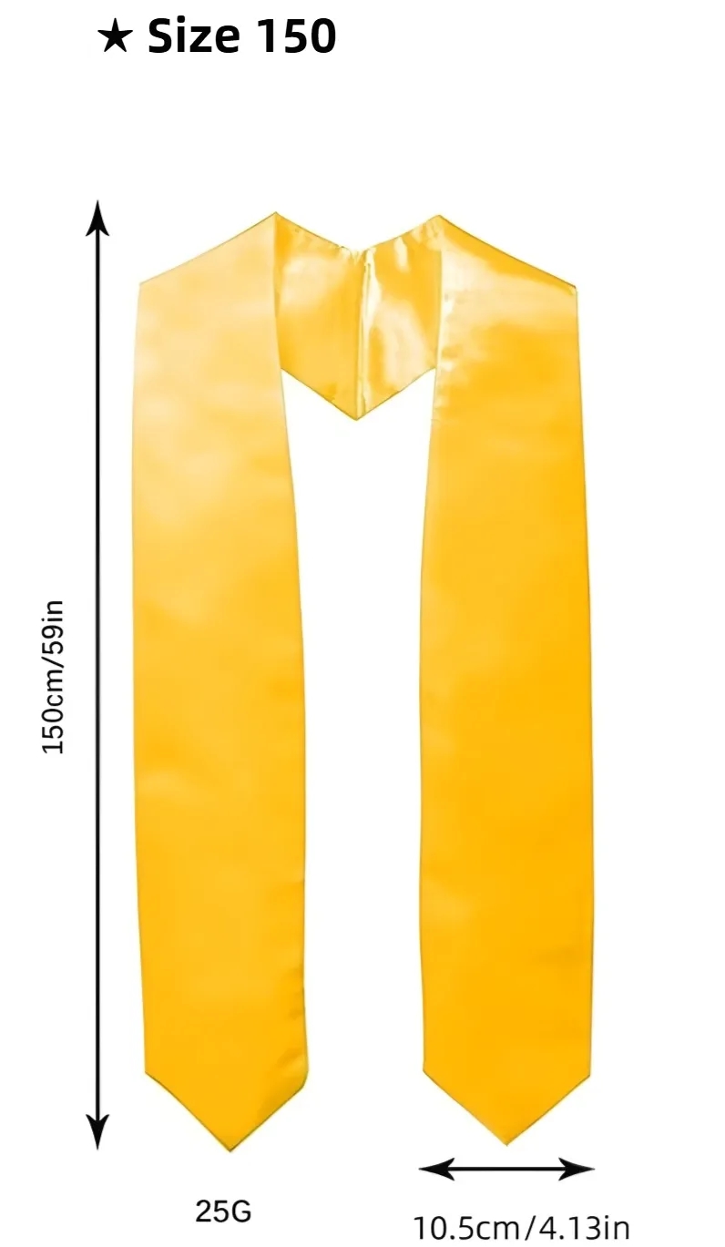 Custom Logo Graduation Stoles Wholesale - Durable Polyester Satin for Schools 4