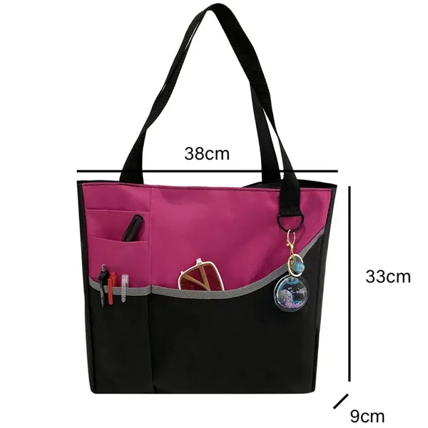 Personalized 600D Polyester Nursing Tote Bags, custom tote bag with logo imprint 3
