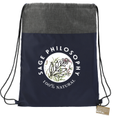 Ash Recycled Drawstring Bag 8