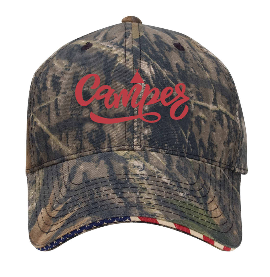 Camo Patriotic Cap