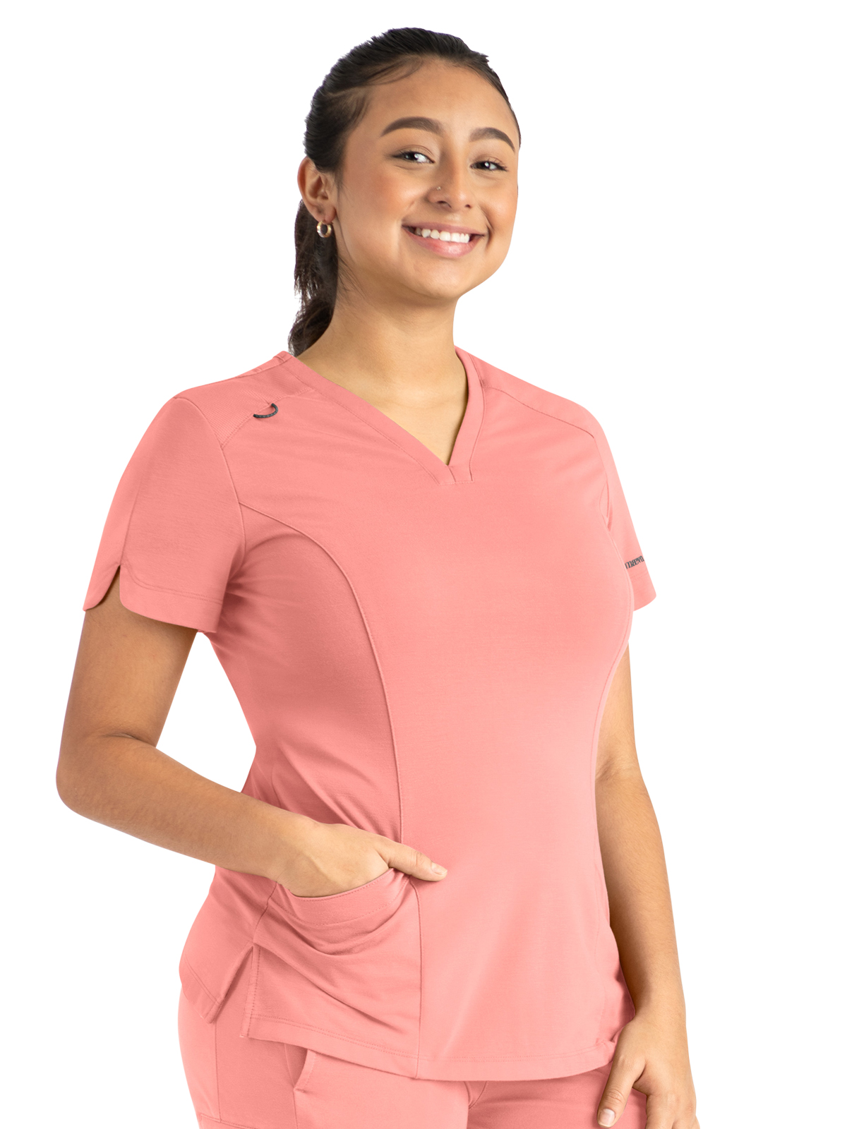 Maevn - Focus - Women's Two-Pocket Tulip-Neck Top 9