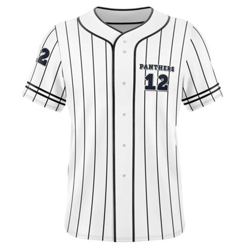 Men's & Kids' Sublimation Full-Button Baseball Jersey - 200G 13