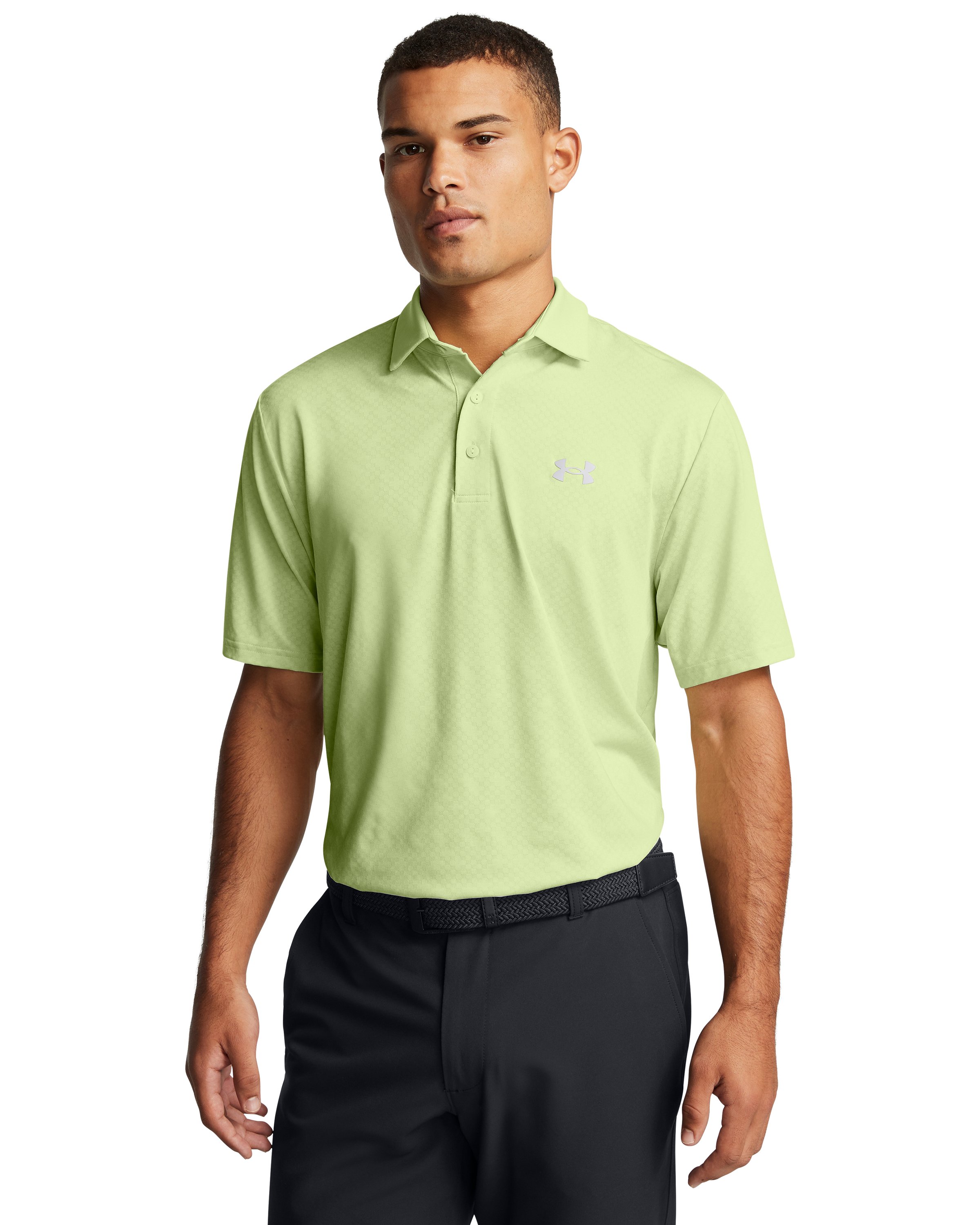UA Playoff 3.0 Check Jacquard Men's Polo 5