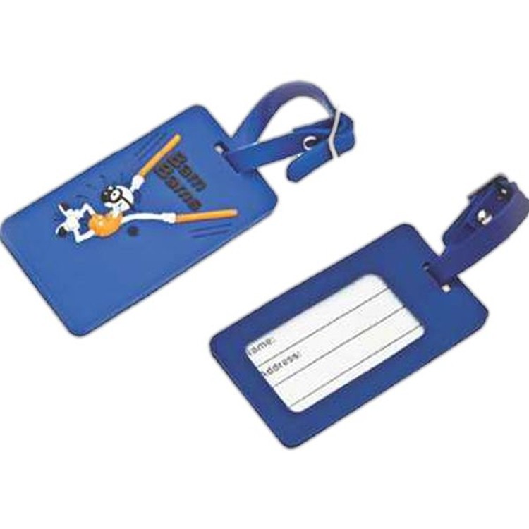 Soft PVC 2D Luggage Tag 2