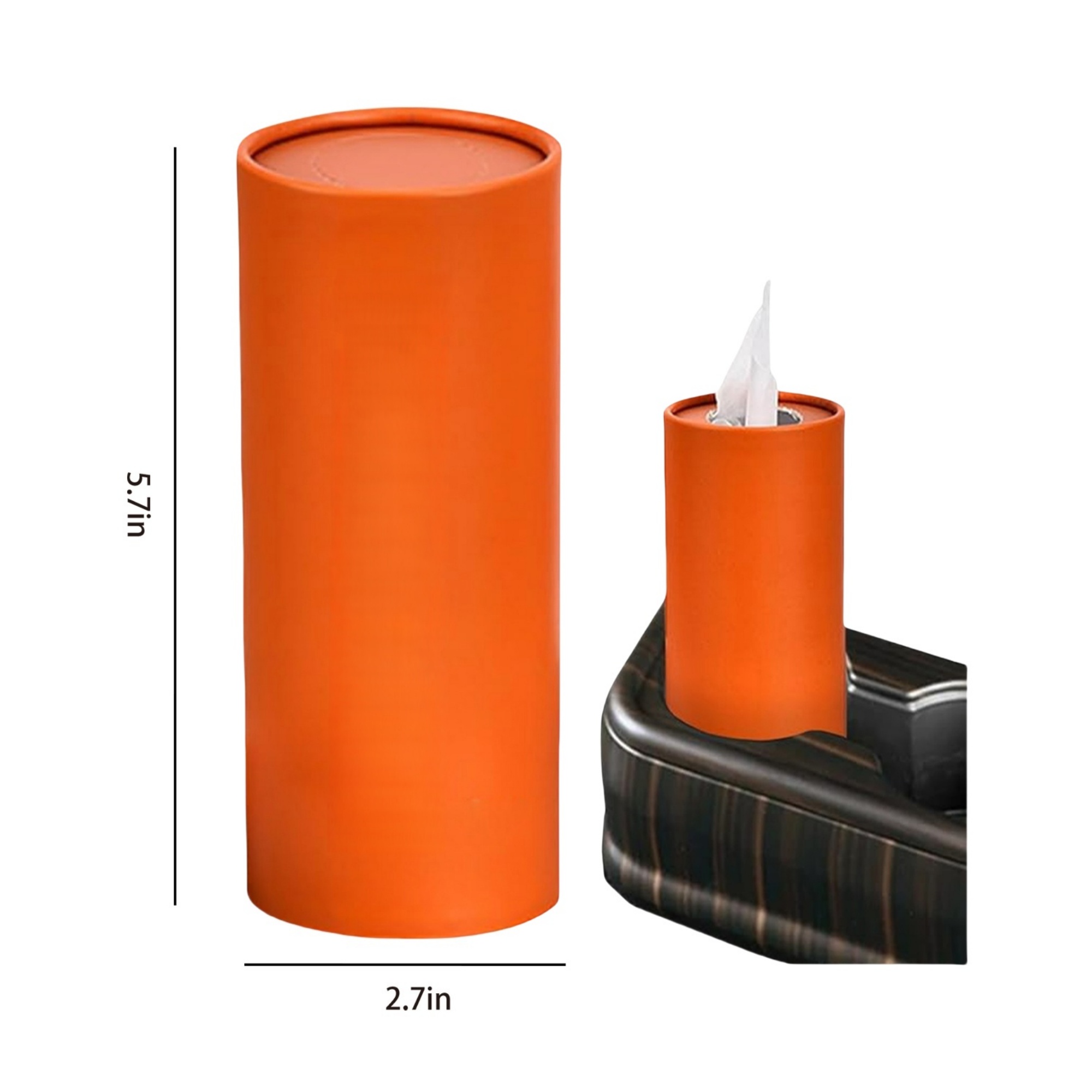 Travel Car Tissue Tube Container 7
