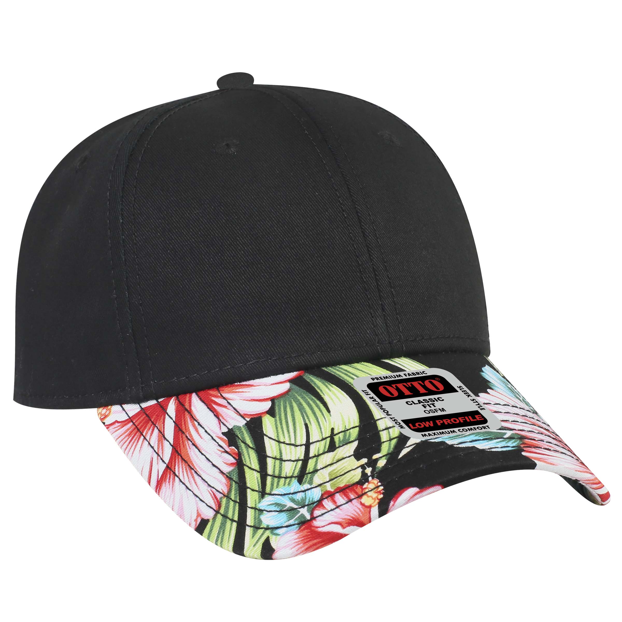 OTTO CAP® 6 Panel Low Profile Baseball Cap 1