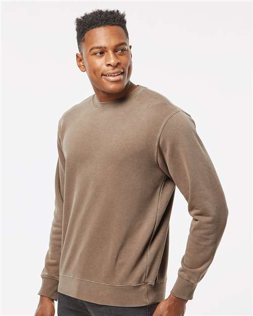 Unisex Midweight Pigment-Dyed Crewneck Sweatshirt - PRM3500 114