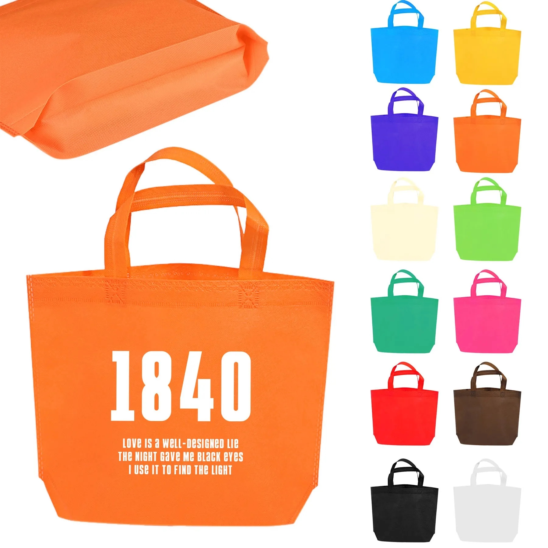Heat Sealed Non Woven Shopping Bag 6