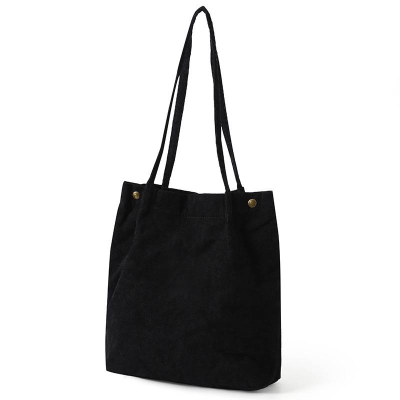 Stylish Corduroy Tote Bag, custom tote bag with logo imprint 9