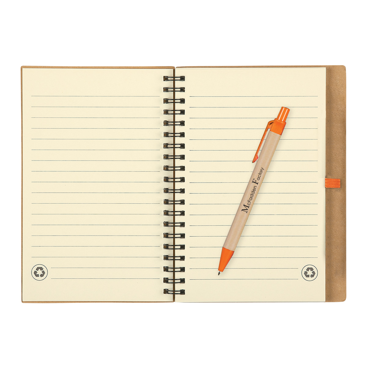 Eco-Inspired Spiral Notebook & Pen 1