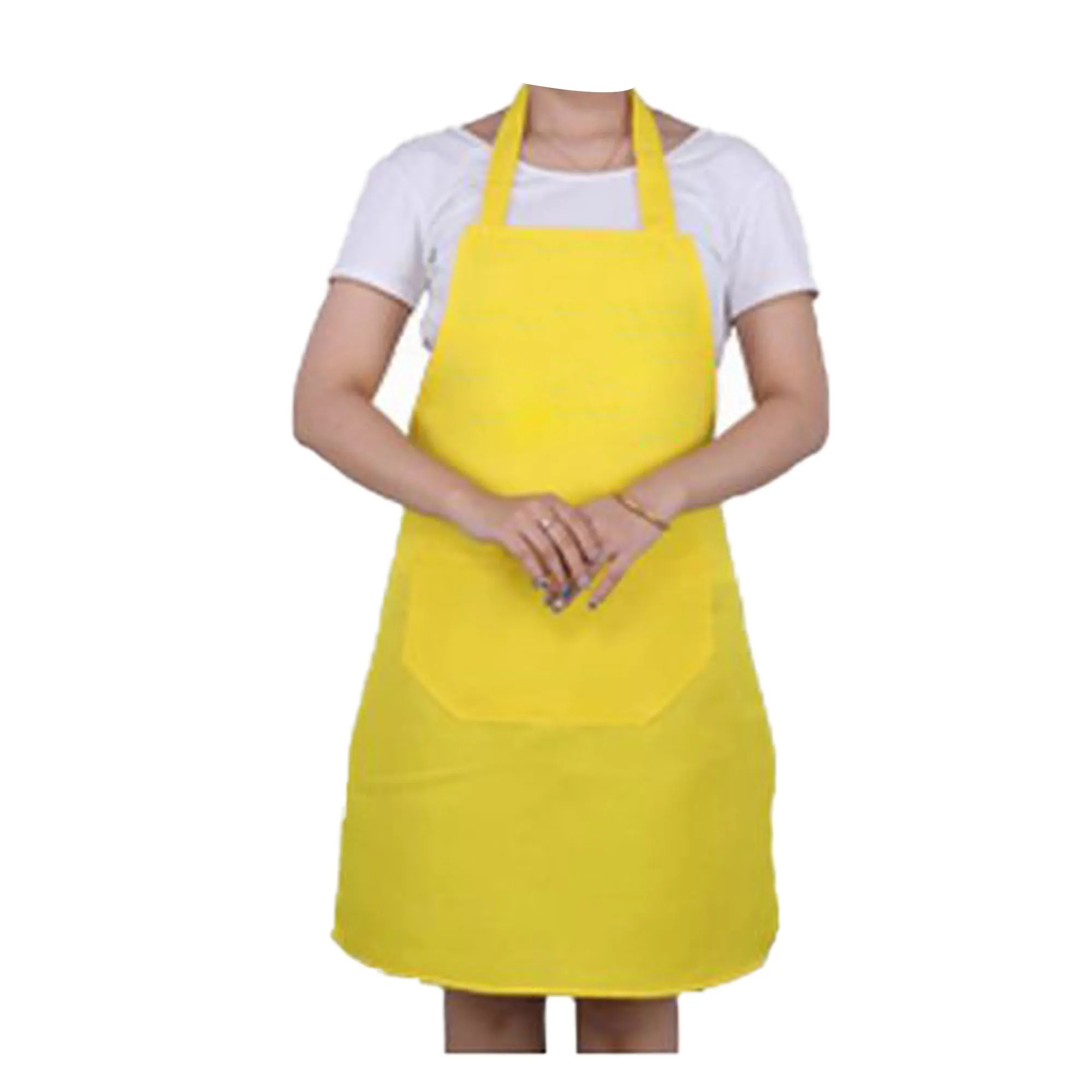 Polyester Double-pocket Uniform Bib Apron 29.5"L x 26"W 3