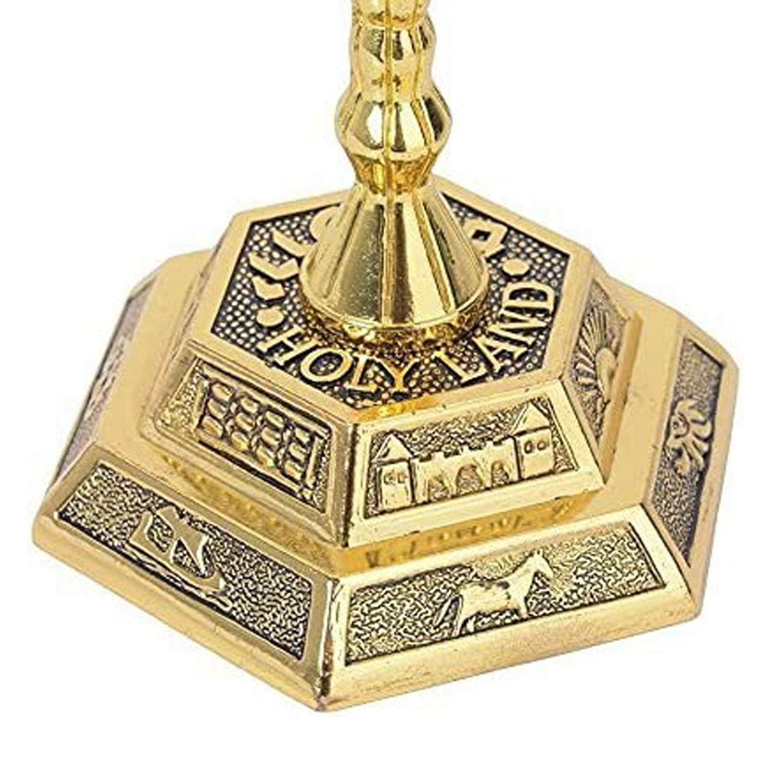 7 Branch Zinc Alloy Hexagonal Base Candlestick 3