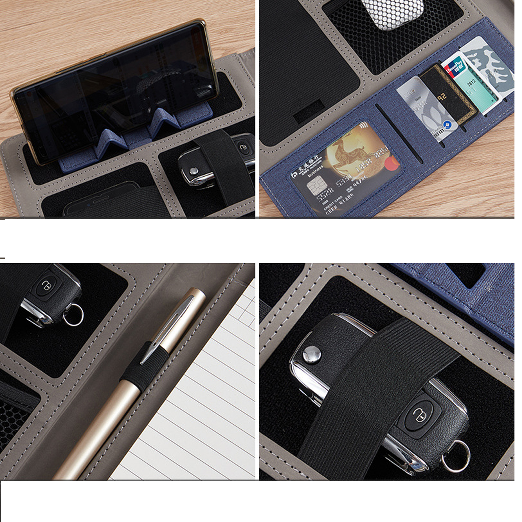 A4 Leather Portfolio Binder for Professionals 3