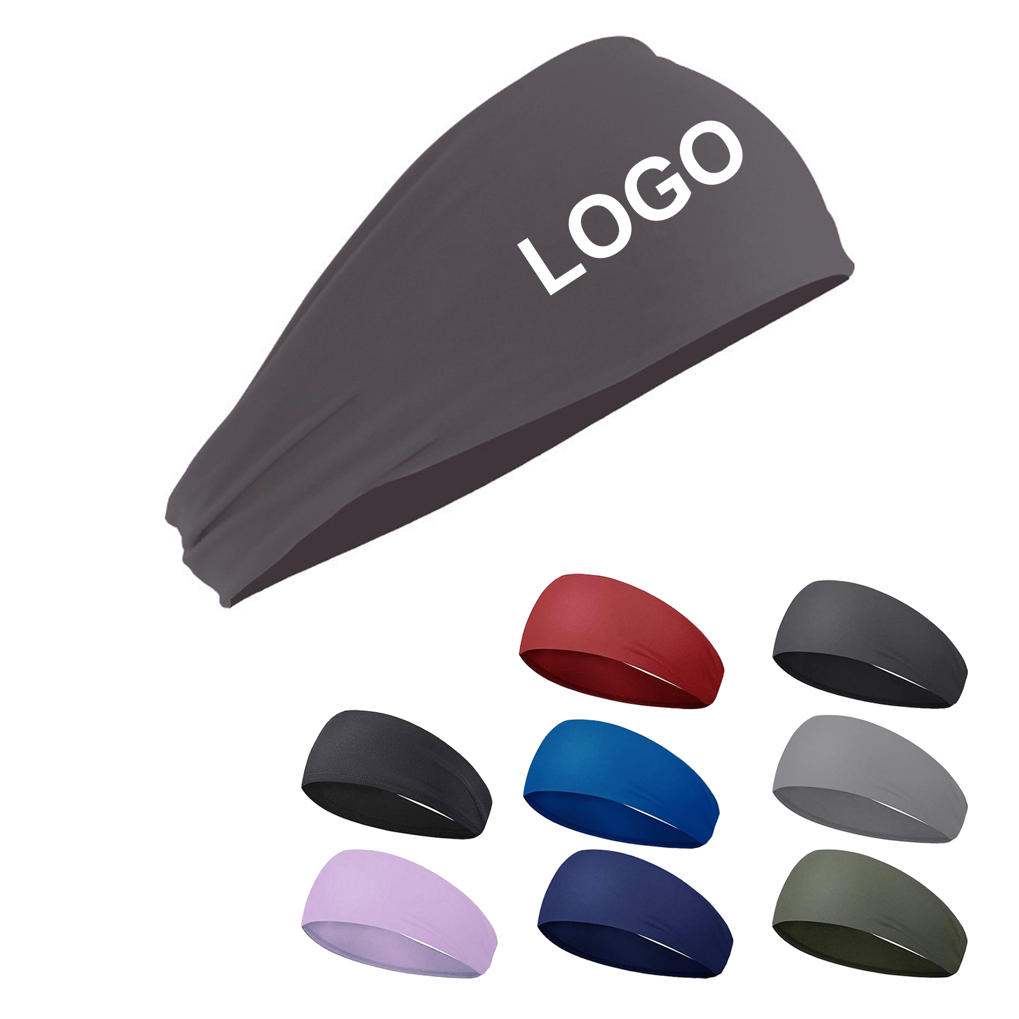 Customizable Logo Men's And Women's Running Fitness Headband 3