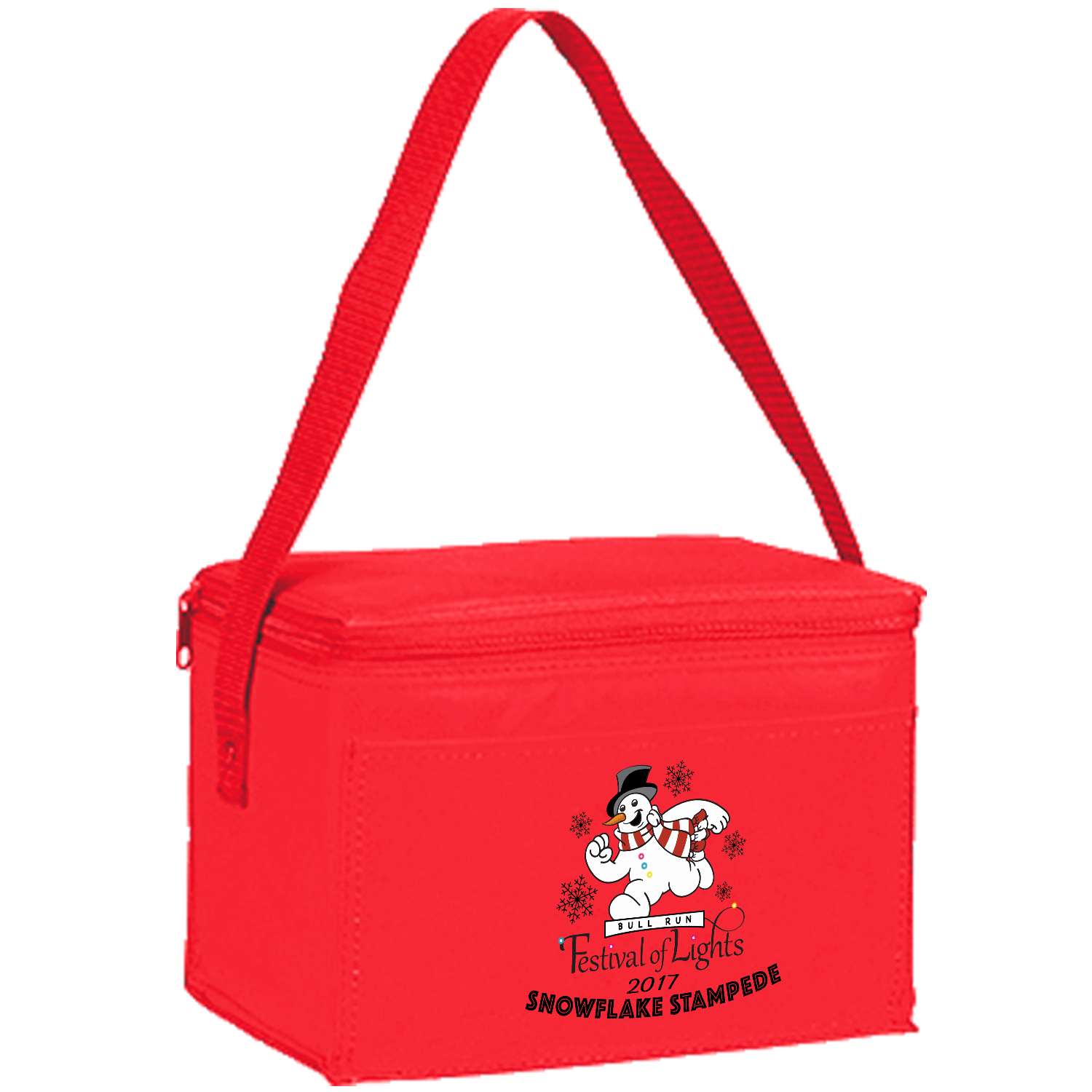 Premium Insulated 6 Pack PEVA Cooler Bag w/ Front Pocket (8.5” x 6.25” x 6”) 2