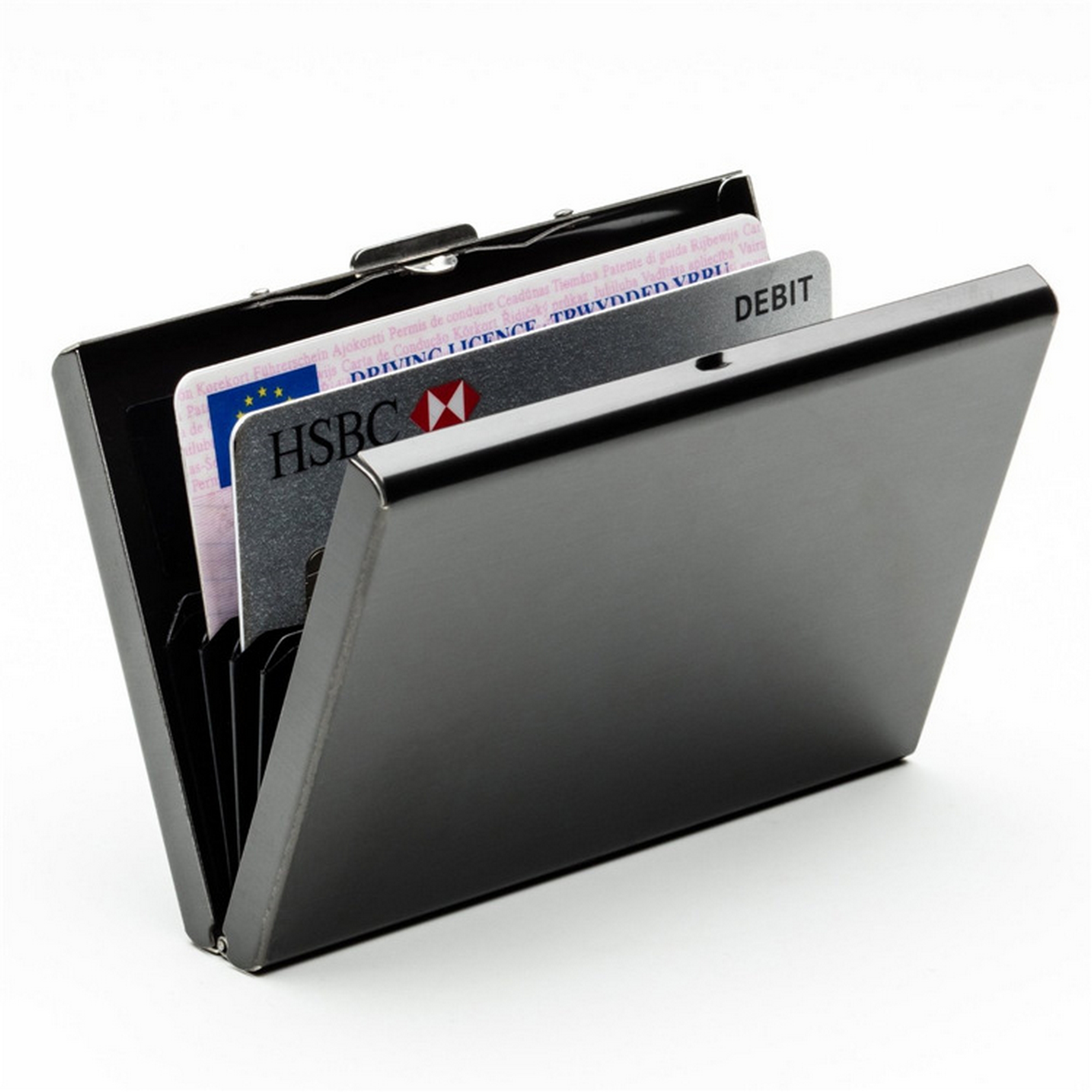 Men's Business Anti-RFID Stainless Steel Card Holder 2