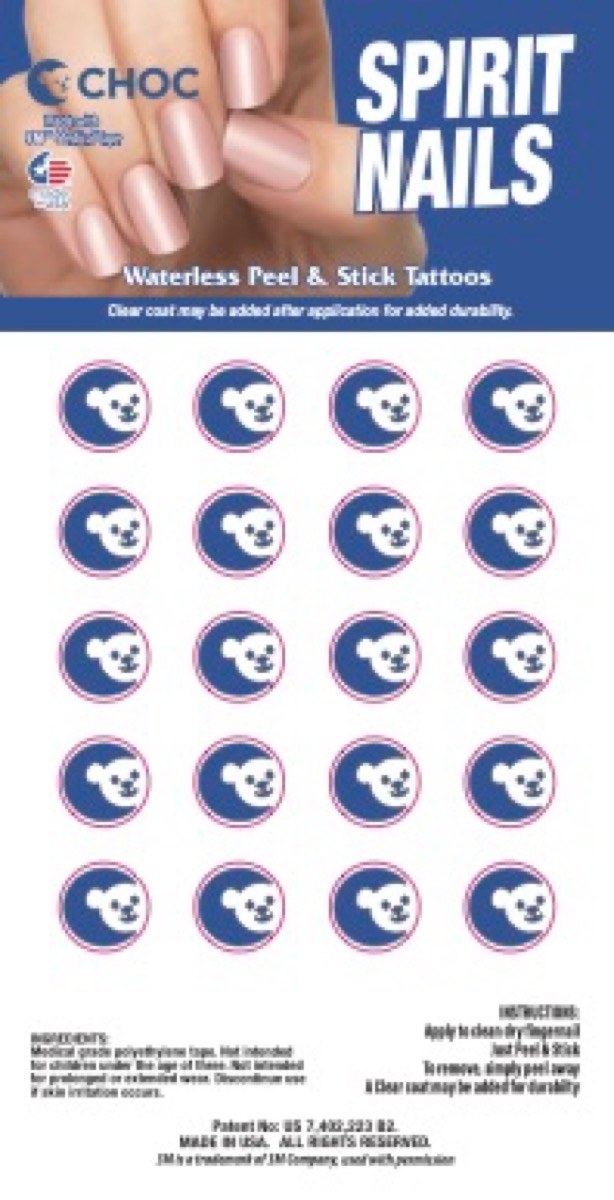 Fingernail Peel & Stick Tattoo Sheets 2