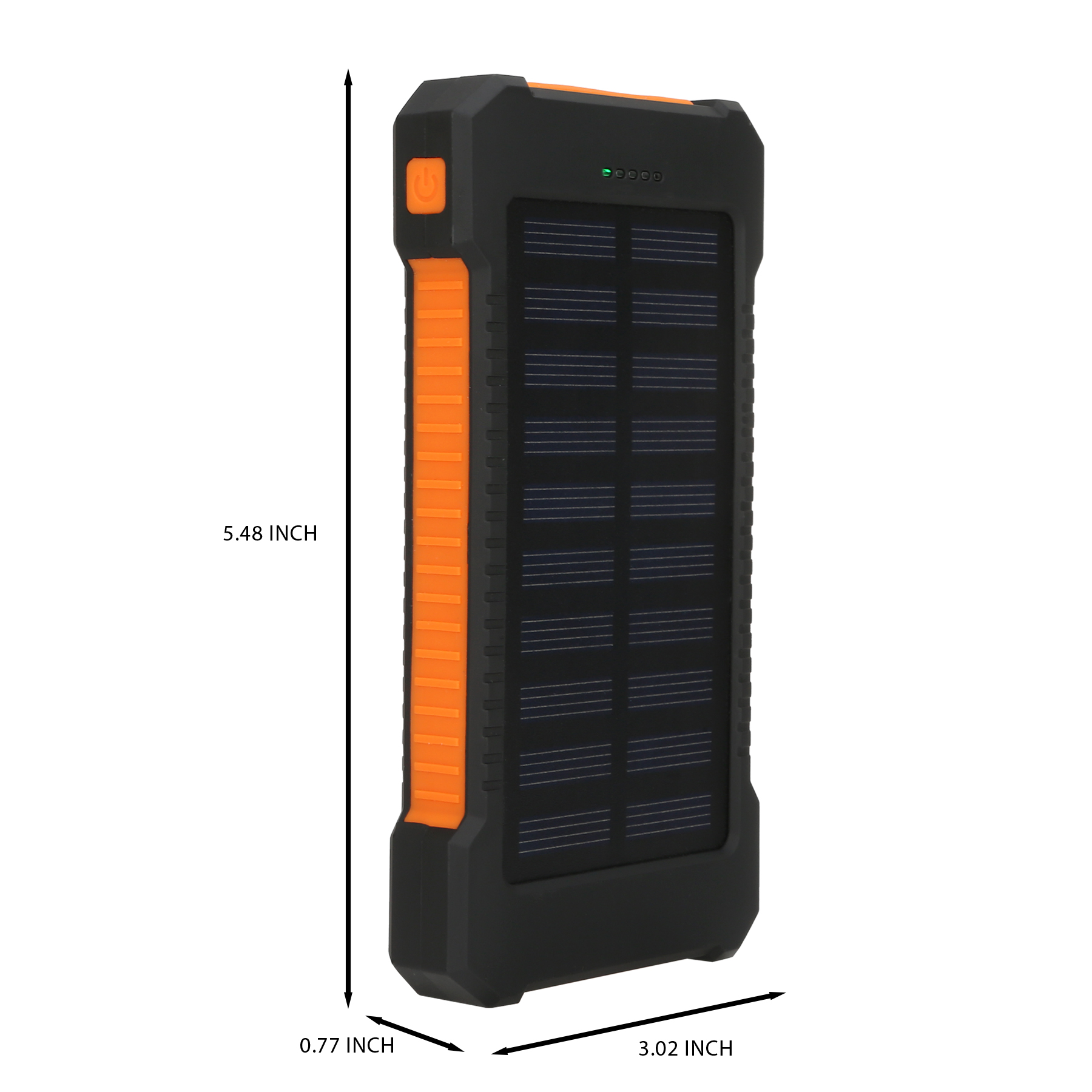 8000mAh Eco Friendly Solar Power Bank With LED Light 9
