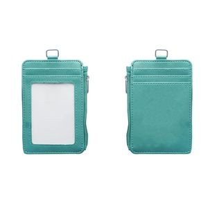 PU Leather Card Holder With Zip Pocket 11