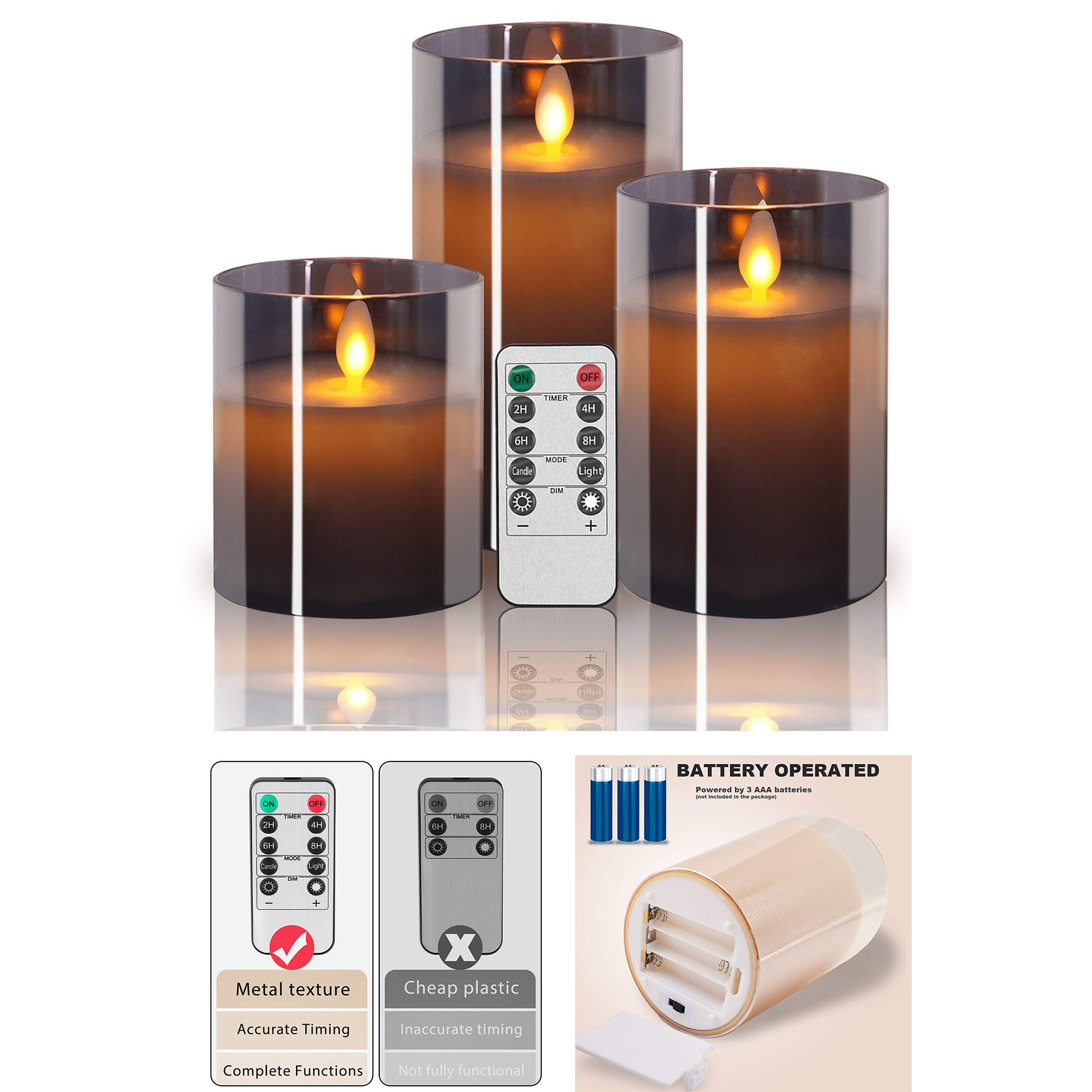 Flickering Flameless Candles 2