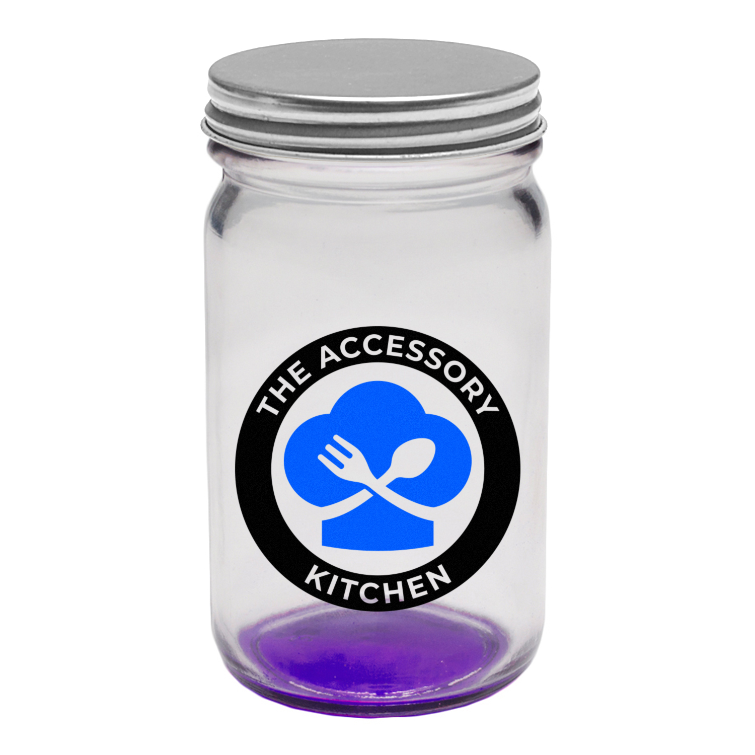 8 oz. Mason Jar Storage Container (2 Color Imprint) 2