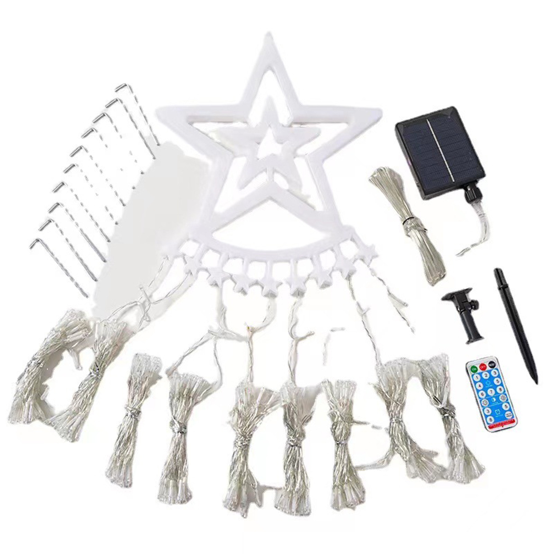 outdoors Christmas Decorations Star Lights 1