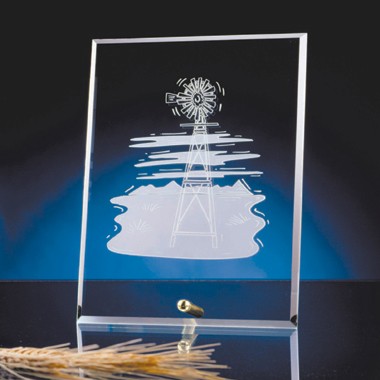 4" GLASS RECTANGLE 2