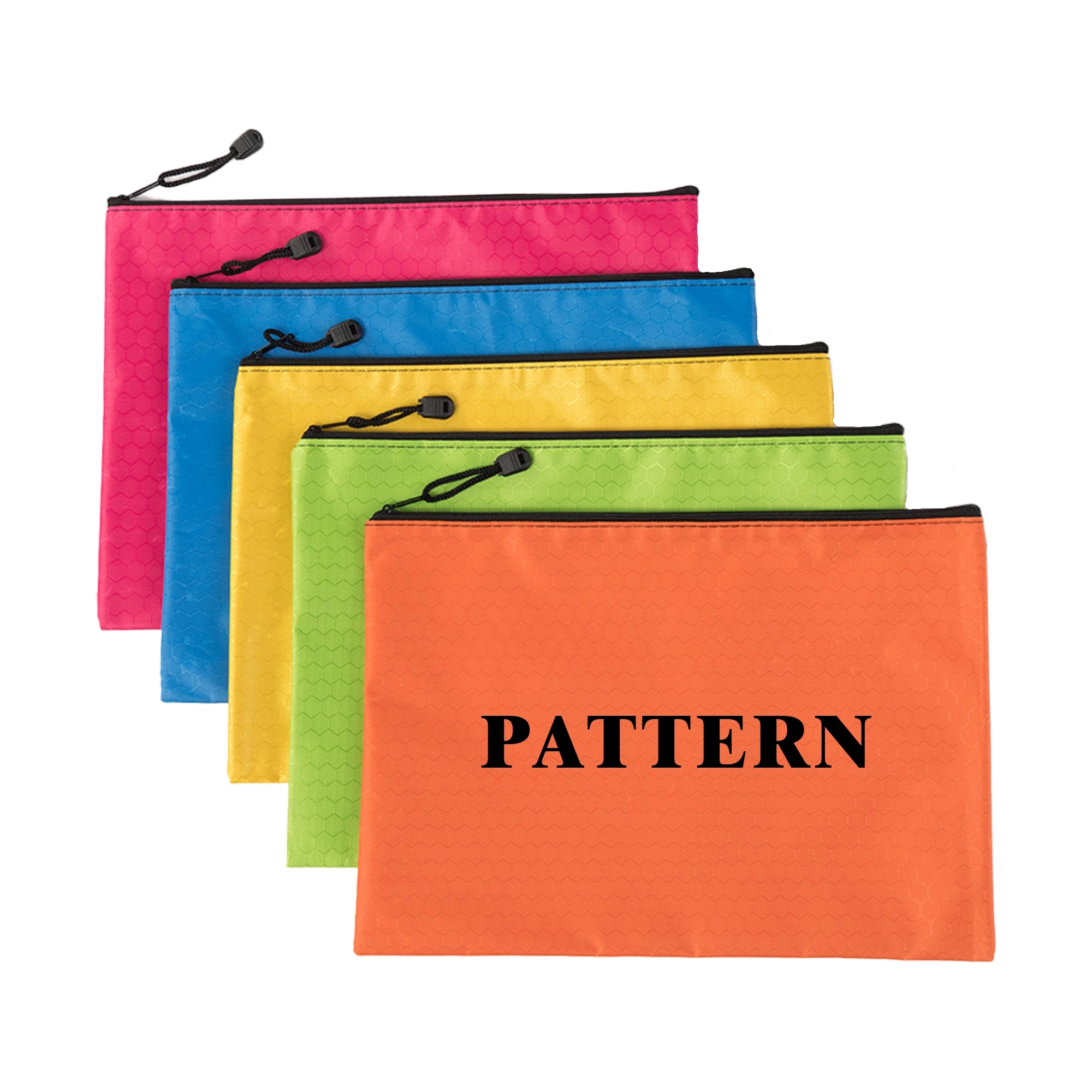 Canvas Zip File Bag