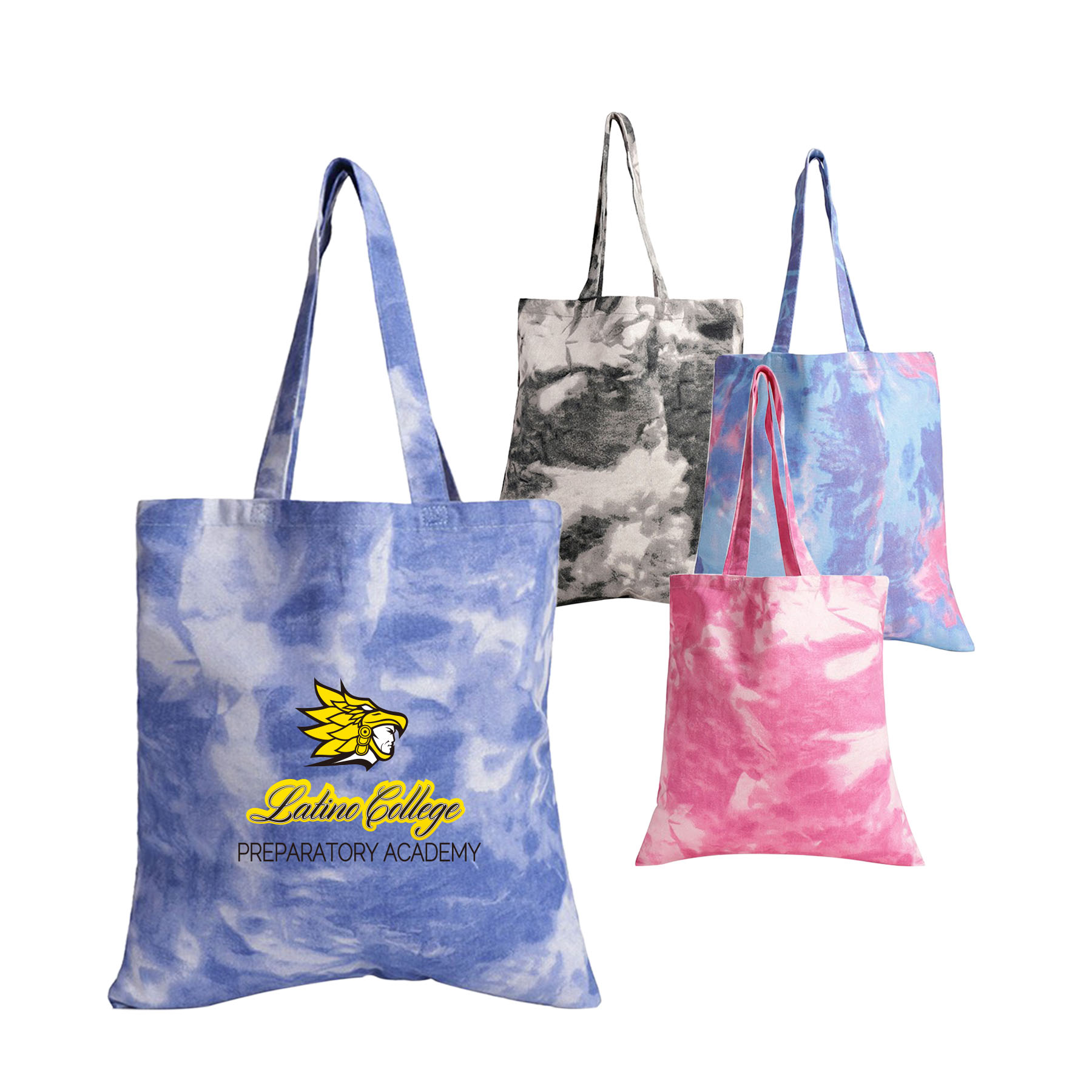 12 oz. 100% Cotton Canvas Heavy Canvas Tie-dye Tote Bag 4