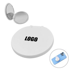 Phone Holder Stand With Dual Sided Mirror For Quick Touch Ups 1