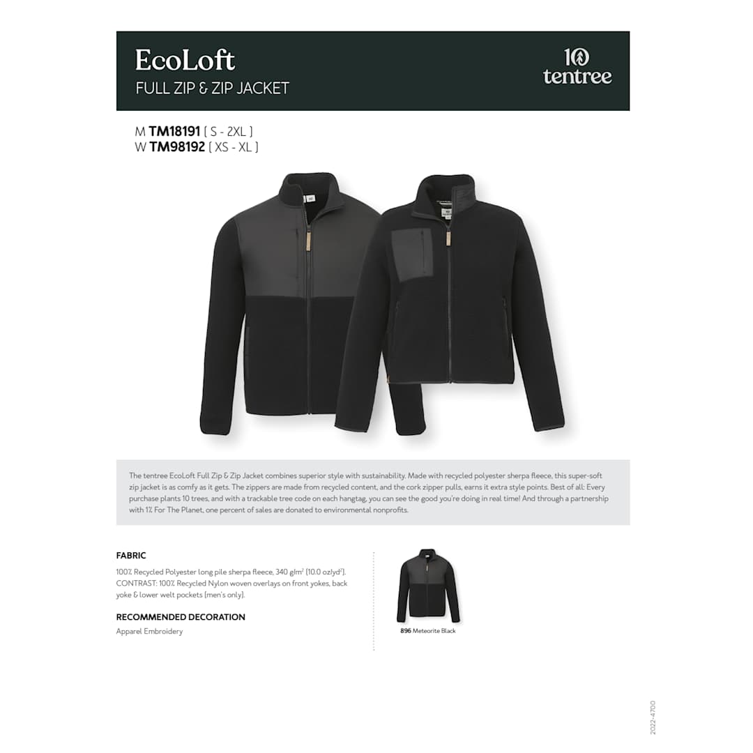 tentree EcoLoft Full Zip - Men's 89