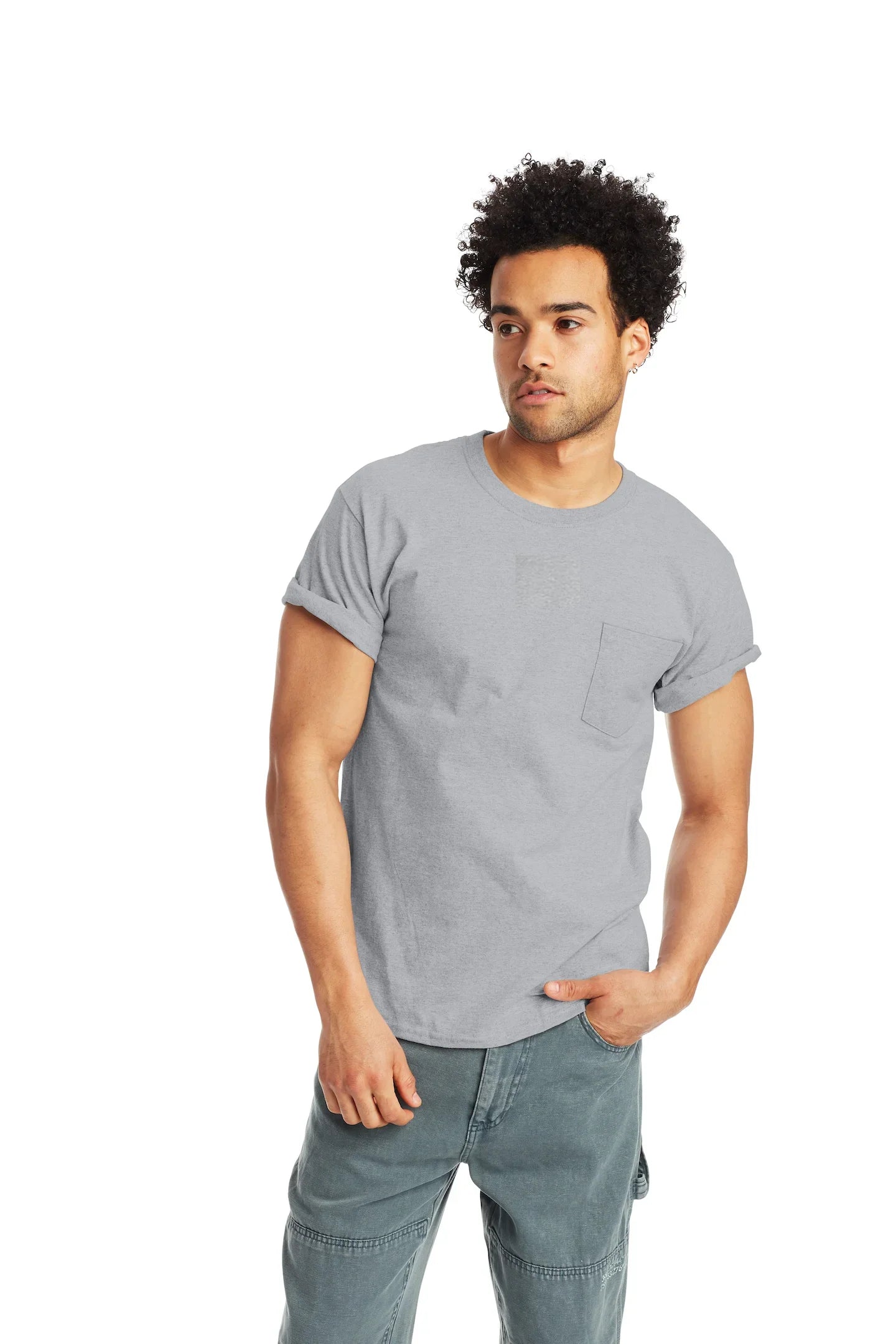 Hanes Authentic-T T-Shirt with Pocket 6