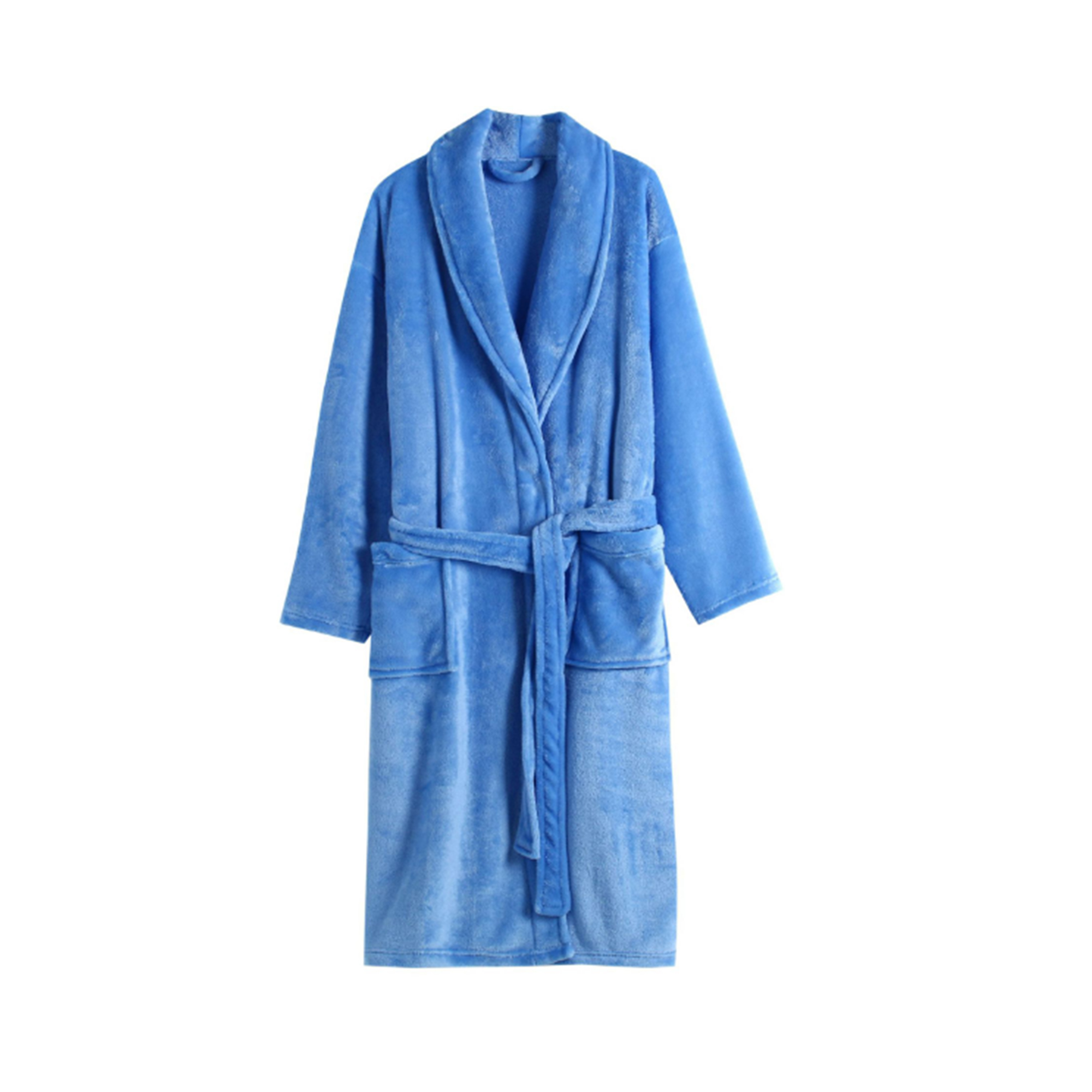 MOQ 25 PCS Soft Long Flannel Nightgown Bathrobe 7
