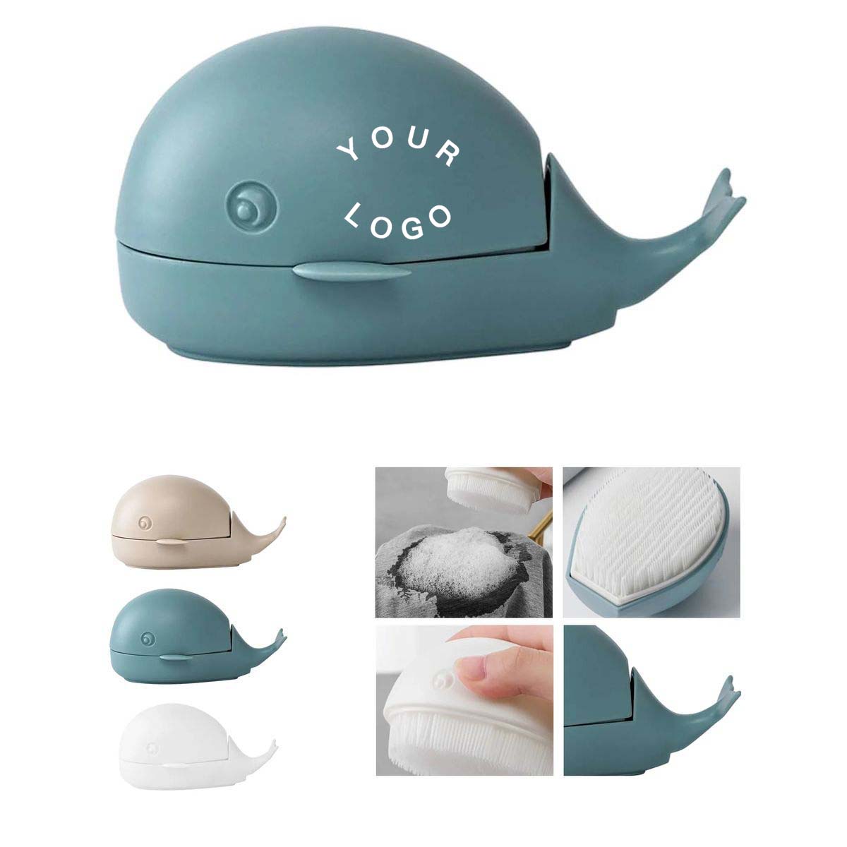 Whale Shaped PP Cleaning Brush 1