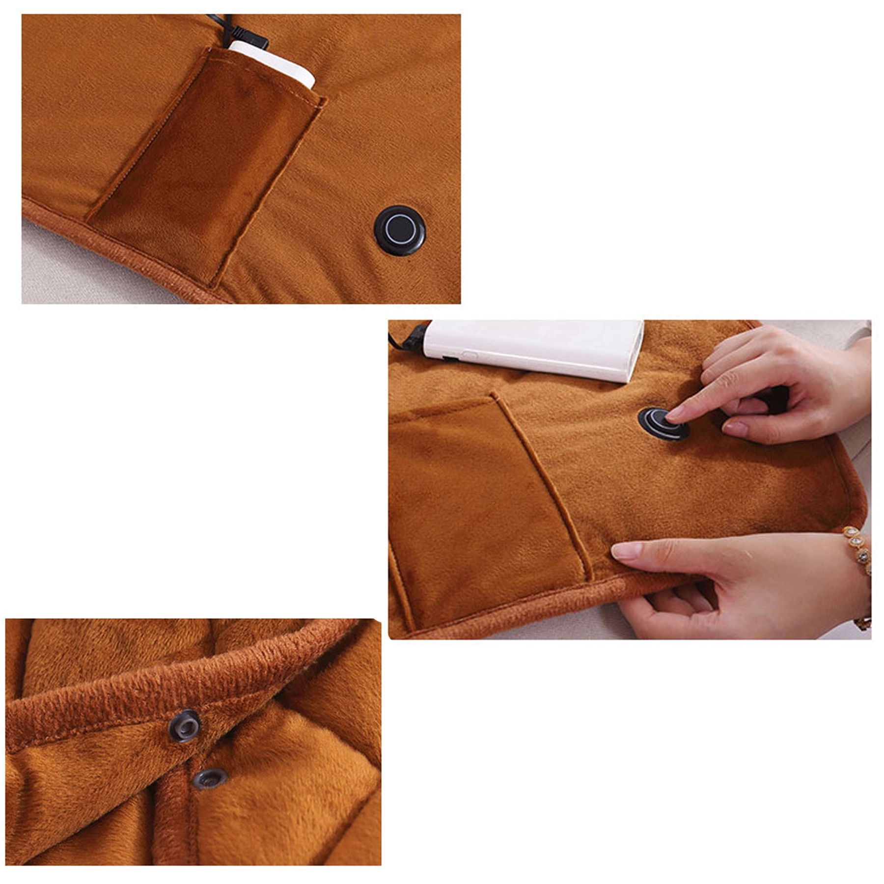 Berber Electric Blanket Heated Poncho Wrap 7