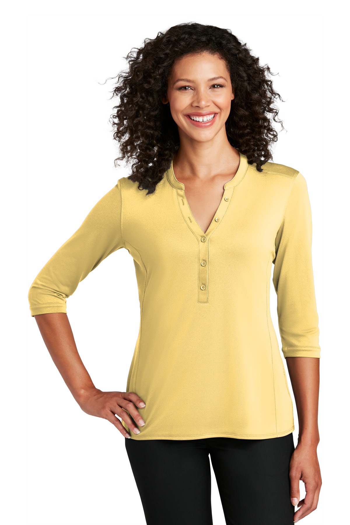 Port Authority Women's UV Choice Pique Henley LK750 88