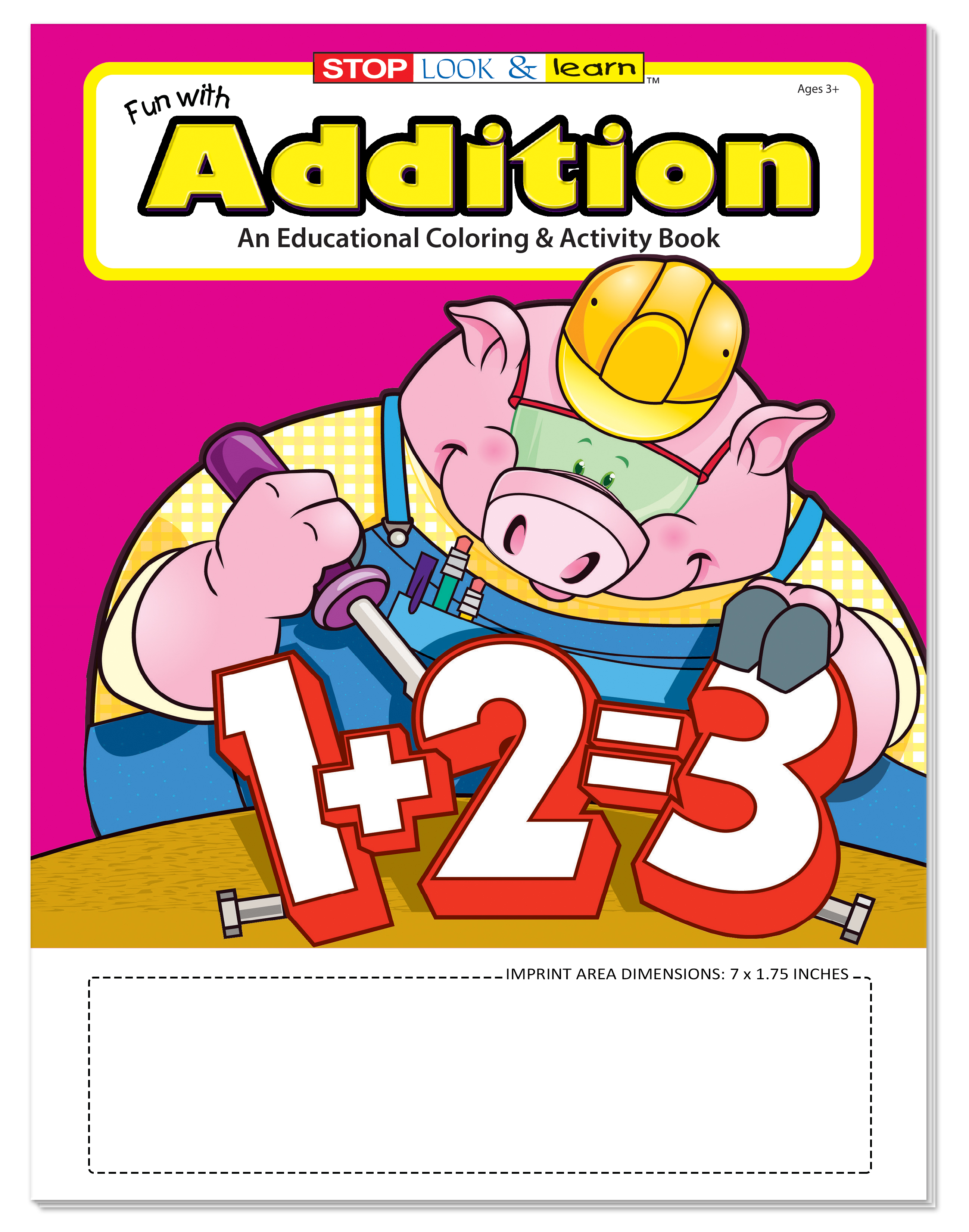 COLORING SET - Fun With Addition Coloring Book Fun Pack 4