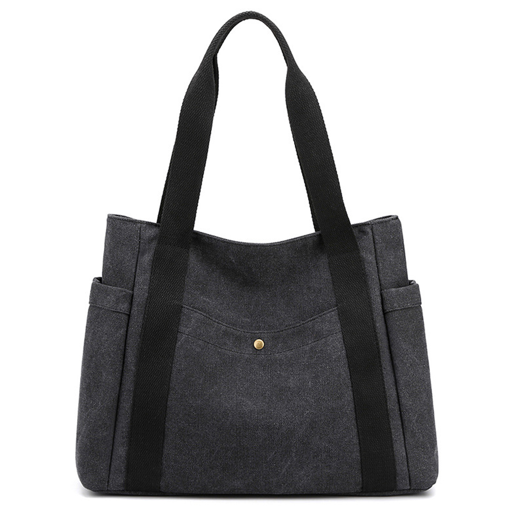 Canvas Multi-pocket Tote Bags, custom tote bag with logo imprint 4