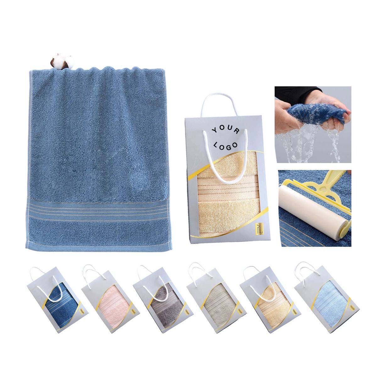 Soft Cotton Towels with Elegant Packaging 5