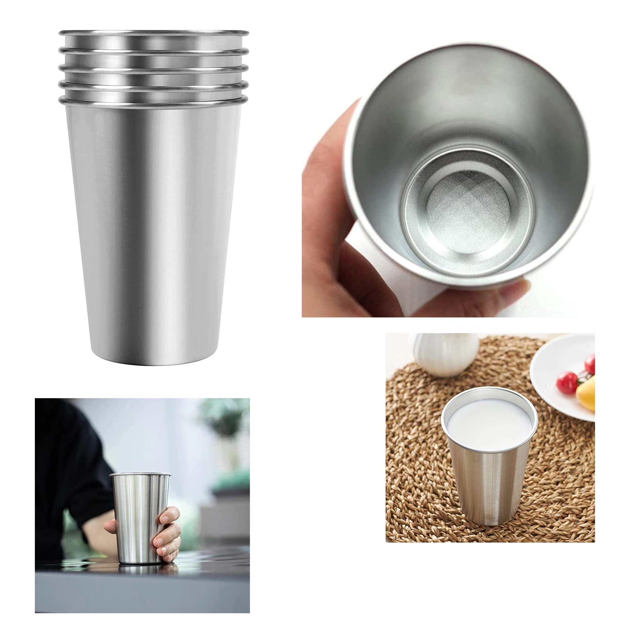 MOQ 30pcs 16 oz Stainless Steel Cup 2