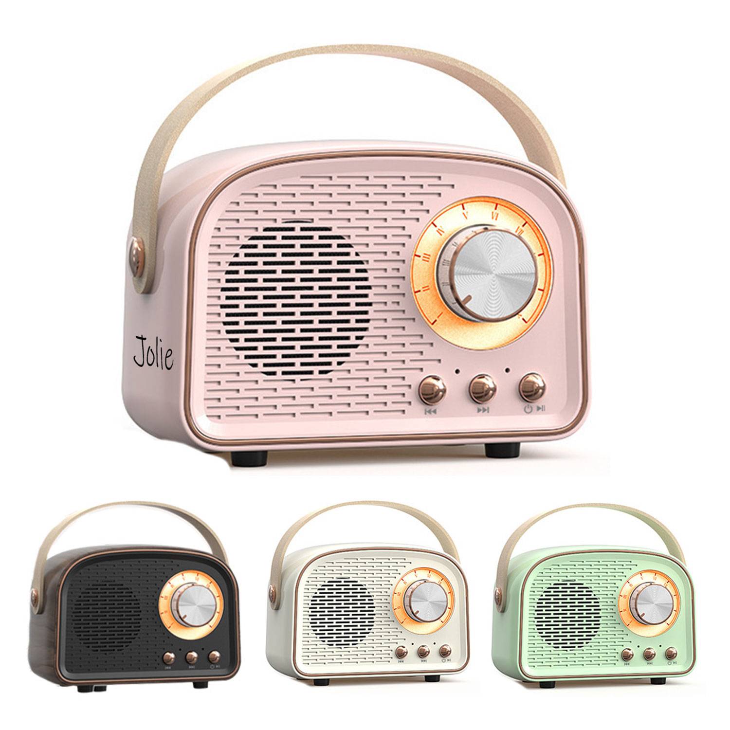 Multi Functions Wireless Retro Radio Bluetooth Speaker 2