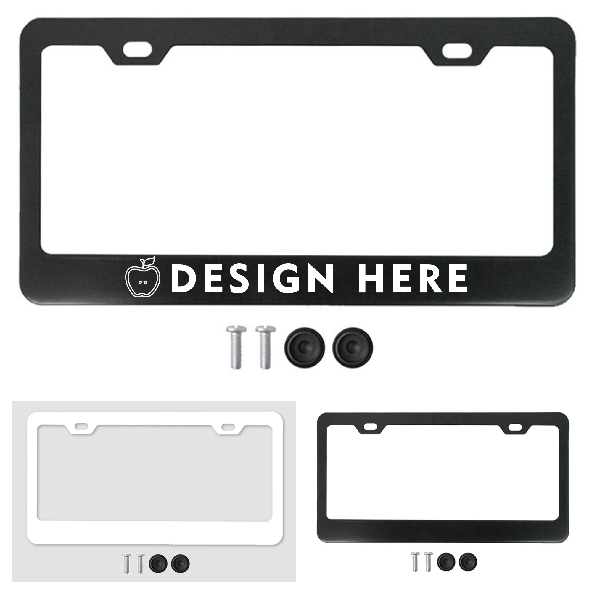 Custom Aluminum Alloy License Plate Frame 2